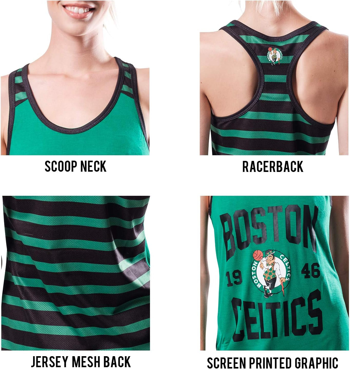 NBA Women'S Super-Soft Mesh Racerback Tank Top