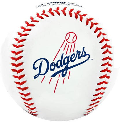 Rawlings MLB Los Angeles Dodgers Team Logo Baseball, White, 1