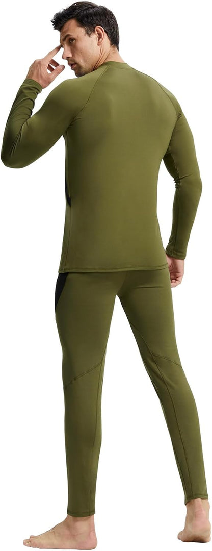 Thermal Underwear Long Johns Set Mens Winter Gift Hunting Gear Sport Base Layer Bottom Top
