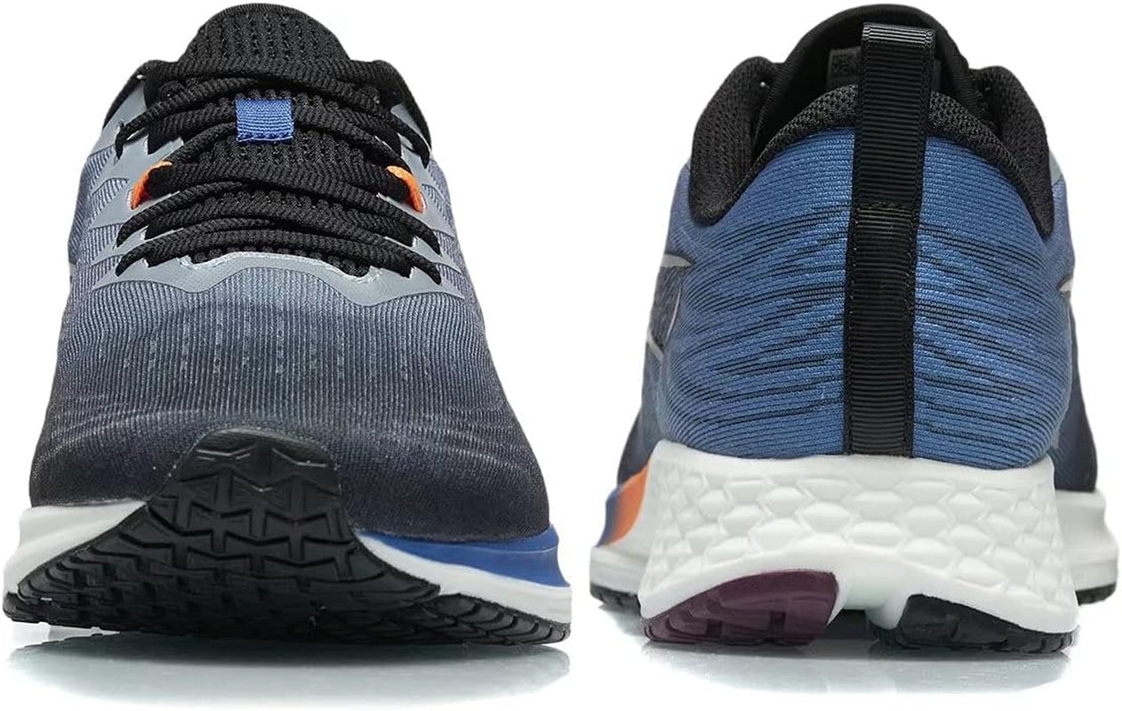 Basic Racing Running Shoes Men Running Shoes Light Weight Breathable Sport Shoes Blue ARMR003-6H US 9