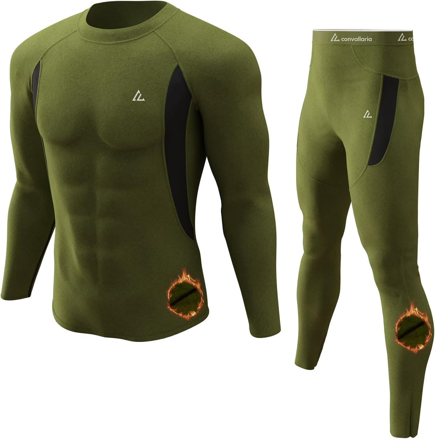Thermal Underwear Long Johns Set Mens Winter Gift Hunting Gear Sport Base Layer Bottom Top