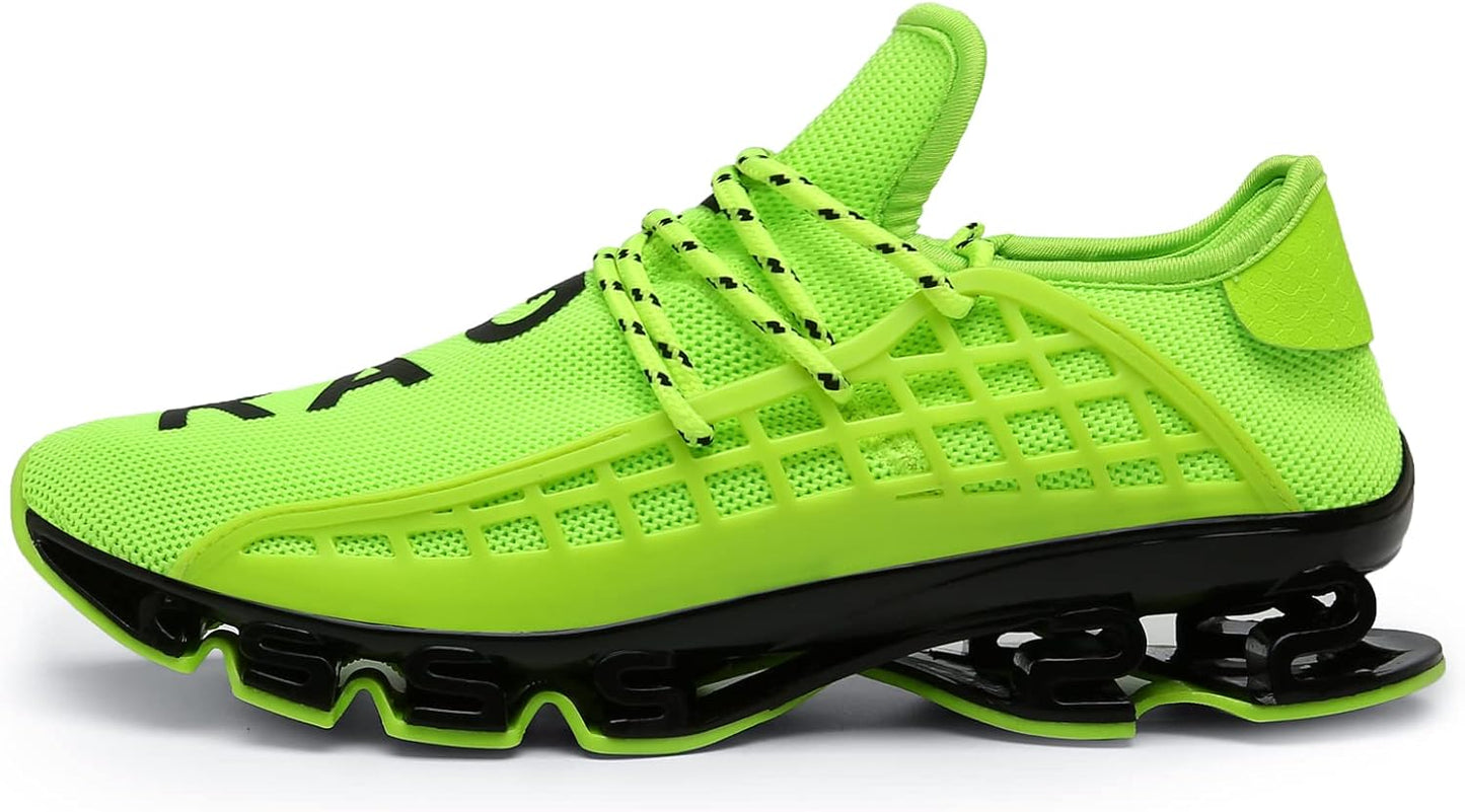 Mens Slip on Road Running Shoes Breathable Lightweight Comfortable Walking Shoes Athletic Gym Tennis Shoes for Men