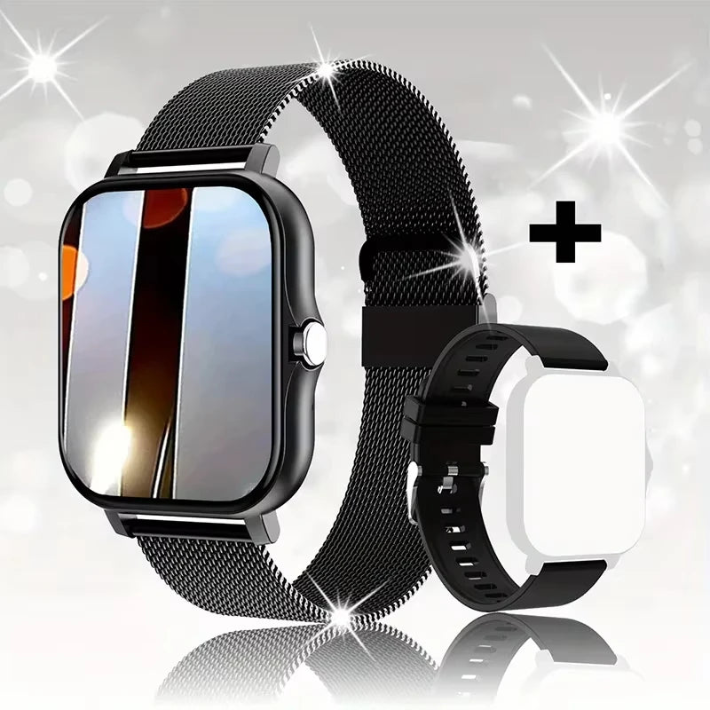 2025 New Smart Watch Bluetooth Talk Full Touch Screen Heart Rate Monitor Sports Fitness Smart Watch Men Women Gift